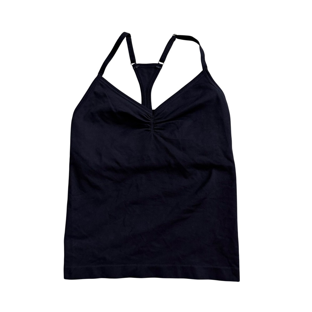 Spiritual Gangster Black Seamless Racerback Tank Top Camisole XS S NWOT